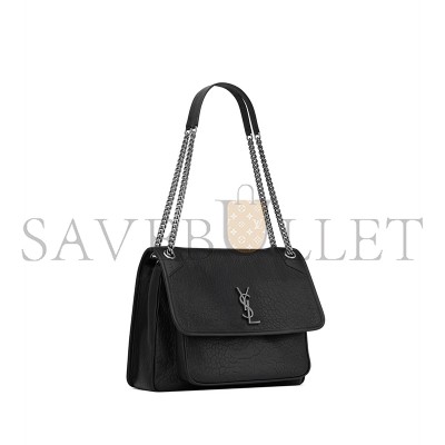 YSL NIKI LARGE IN GRAINED LAMBSKIN 803777AACIA1000 (32*23*9cm)