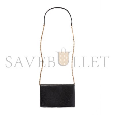 YSL CALYPSO MINI TEXTURED-LEATHER SHOULDER BAG 1647597357907612 (19*12*3cm)