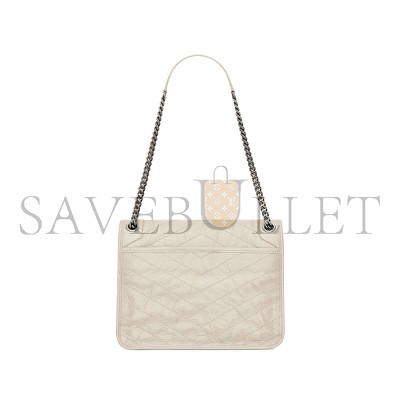 YSL NIKI MEDIUM IN VINTAGE LEATHER 6331580EN049207 (28*20*8.5cm)