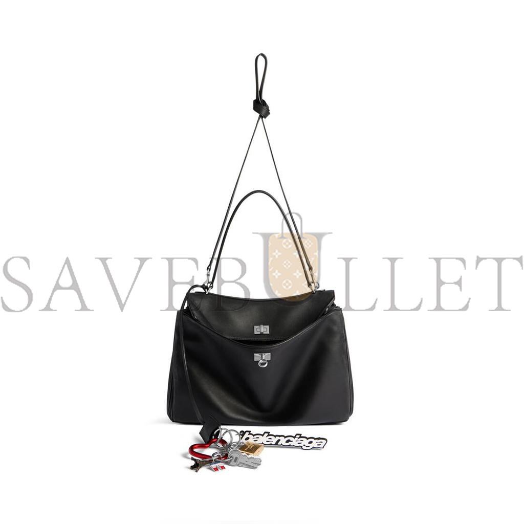 BALENCIAGA BALENCIAGA RODEO MEDIUM TOTE SILVER HARDWARE 789772 (35*23.3*10.9cm) BALENCIAGA BALENCIAGA RODEO MEDIUM TOTE SILVER HARDWARE 789772 (35*23.3*10.9cm)