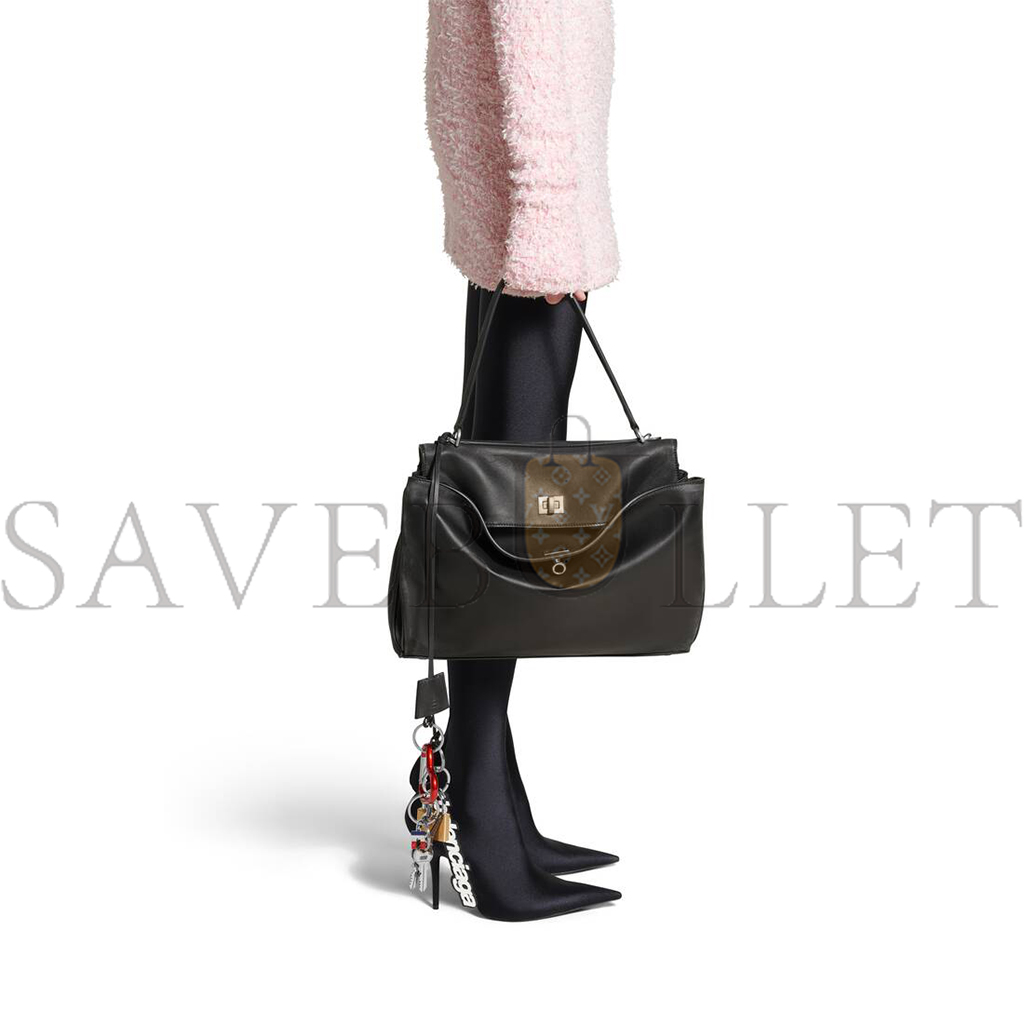 BALENCIAGA BALENCIAGA RODEO MEDIUM TOTE SILVER HARDWARE 789772 (35*23.3*10.9cm) BALENCIAGA BALENCIAGA RODEO MEDIUM TOTE SILVER HARDWARE 789772 (35*23.3*10.9cm)