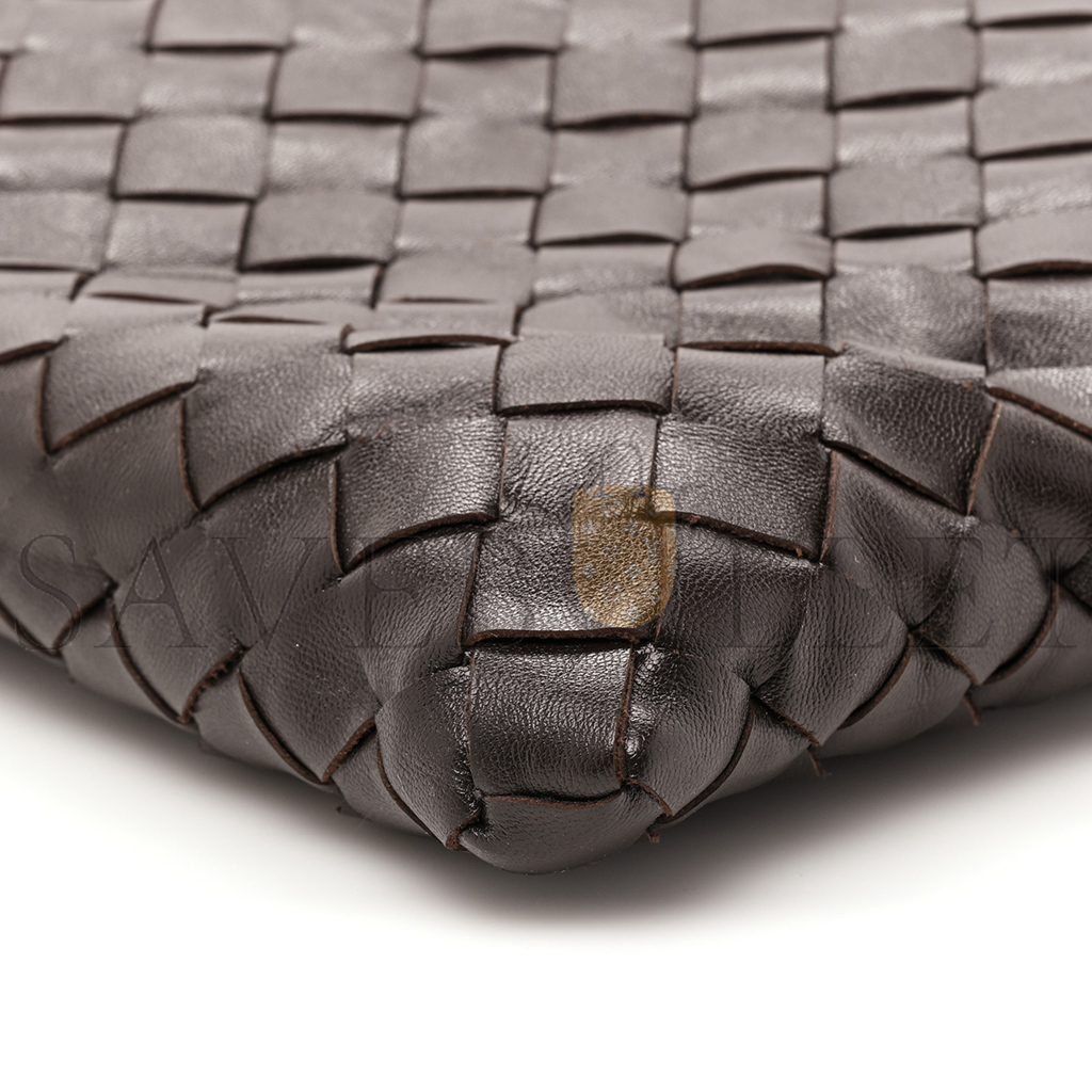 BOTTEGA VENETA NAPPA INTRECCIATO LARGE HOP EBANO  (56*43cm)