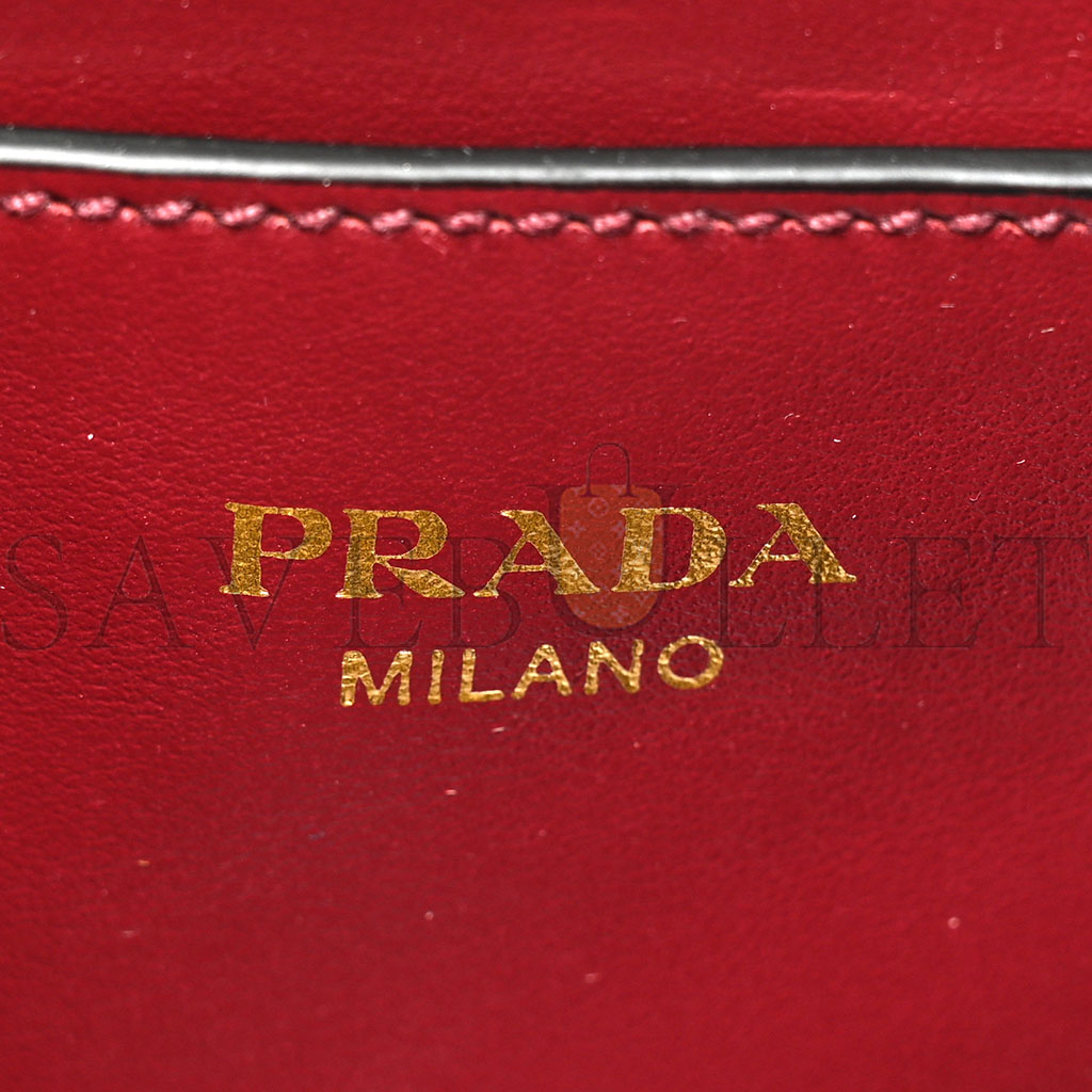 PRADA SAFFIANO SOFT CALFSKIN TOTE CERISE (26*23*10cm)