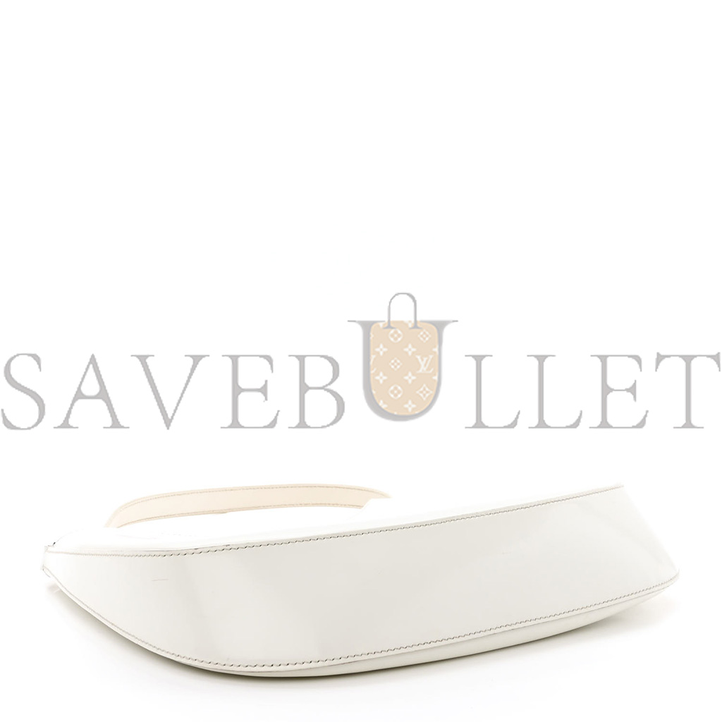 PRADA SPAZZOLATO CLEO SHOULDER BAG WHITE (27*18*5cm) PRADA SPAZZOLATO CLEO SHOULDER BAG WHITE (27*18*5cm)