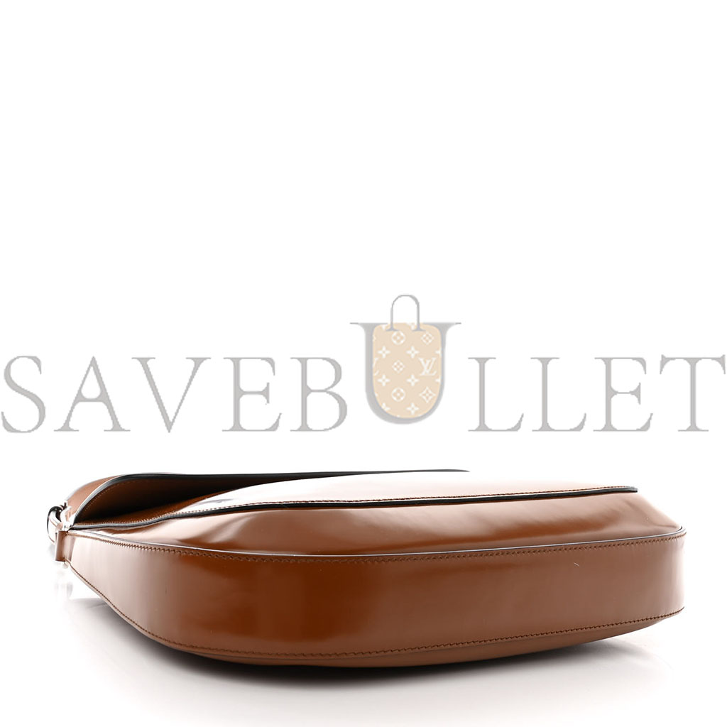 PRADA SPAZZOLATO CLEO FLAP SHOULDER BAG TOBACCO (24*21*6cm) PRADA SPAZZOLATO CLEO FLAP SHOULDER BAG TOBACCO (24*21*6cm)