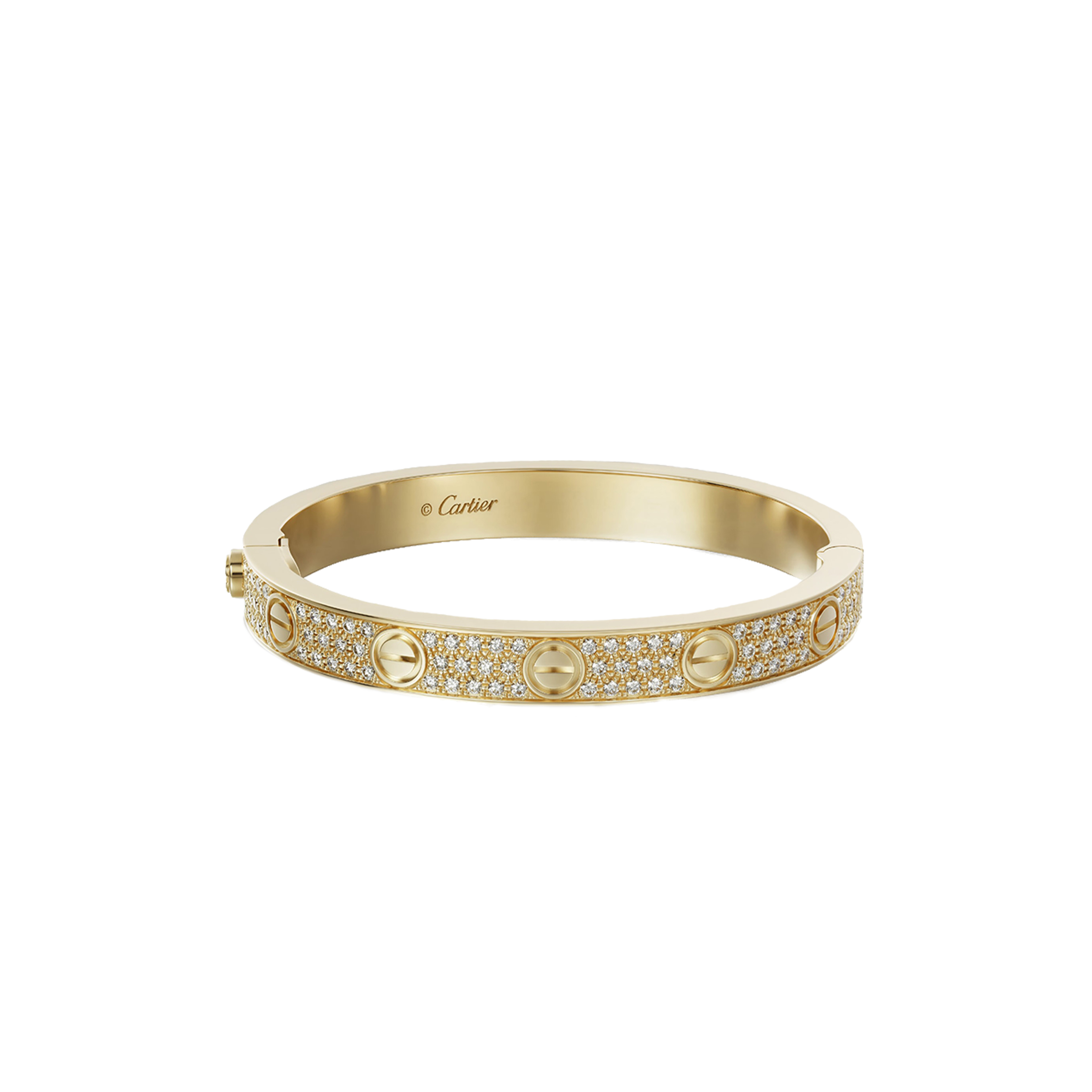 CARTIER  LOVE BRACELET, DIAMOND-PAVED N6035017