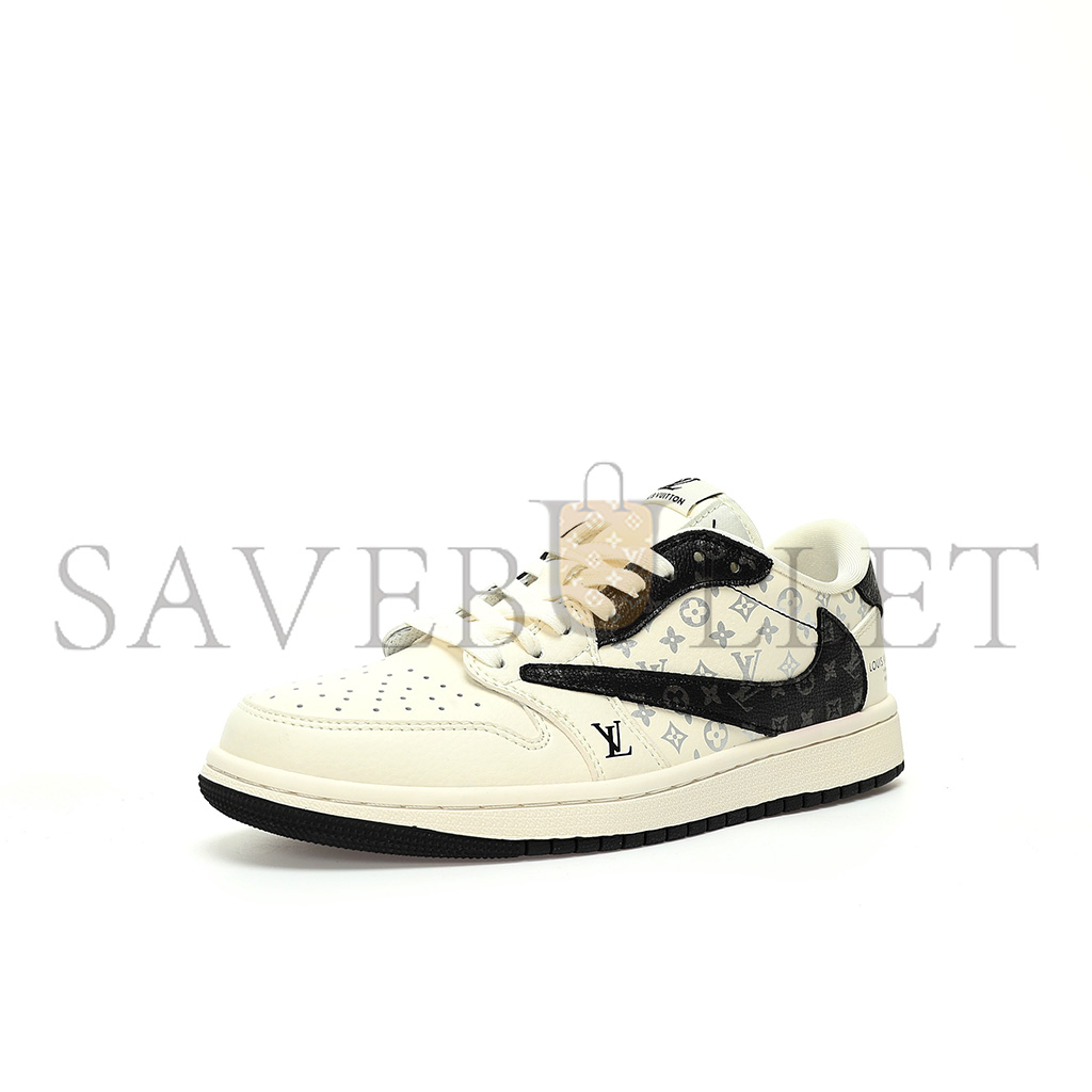 NIKE AIR JORDAN 1 LOW OG SP BEIGE BLACK GREY LV LX1988-600