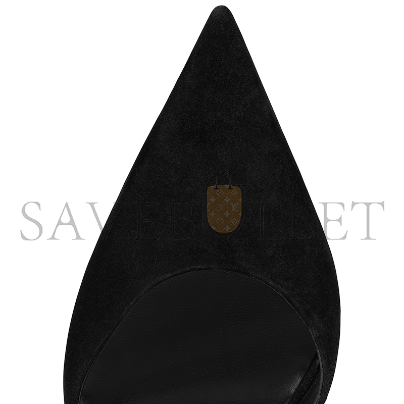 CHRISTIAN LOUBOUTIN CONDORA RIVIERA 100 MM PUMPS-VEAU VELOURS-BLACK-WOMEN 3240815B439
