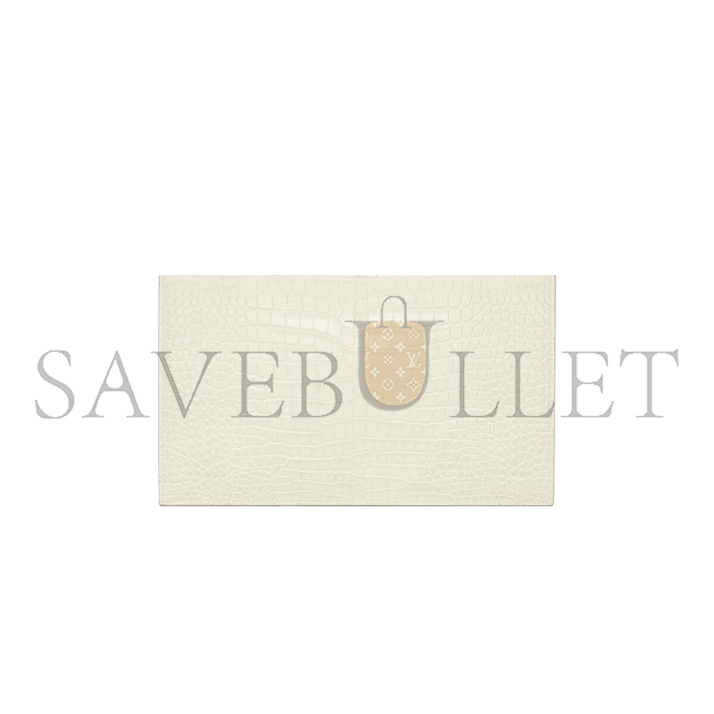 YSL UPTOWN POUCH IN CROCODILE-EMBOSSED SHINY LEATHER 565739DND0J9207 (21.5*12*2.5cm) YSL UPTOWN POUCH IN CROCODILE-EMBOSSED SHINY LEATHER 565739DND0J9207 (21.5*12*2.5cm)