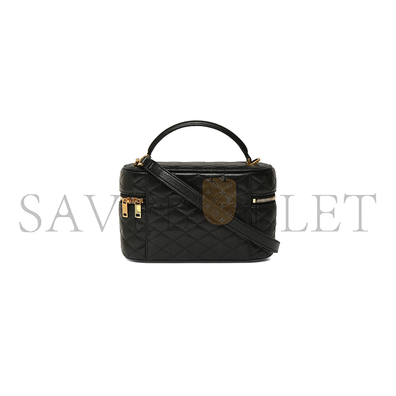 YSL MINI GABY LEATHER VANITY BAG 819285PCEX1EL07 (12*8*4cm)