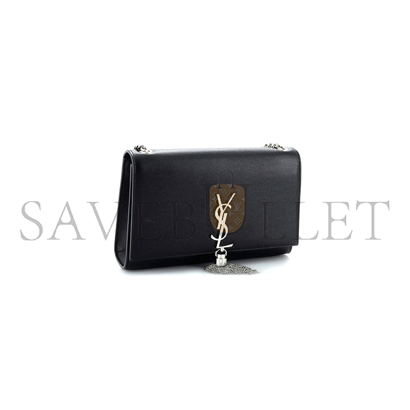 YSL KATE TASSEL SILVER CHAIN CHAIN CROSSBODY BAG TCT3541190518 (19*12.5*4cm)