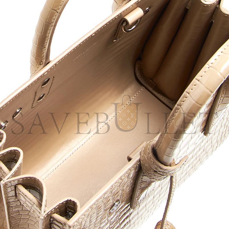 YSL BABY SAC DE JOUR CROC EMBOSSED 392035DND1N2721 (22*18*10.5cm)