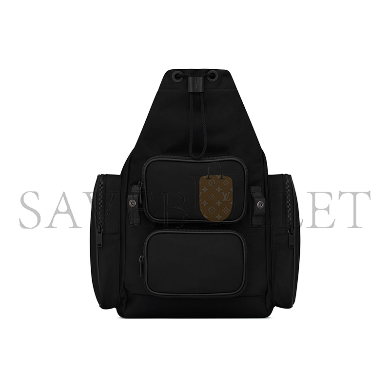 YSL CITY MULTI-POCKET BACKPACK IN ECONYL®, SMOOTH LEATHER AND NYLON 437110FAACZ1000 (42*34*22cm) YSL CITY MULTI-POCKET BACKPACK IN ECONYL®, SMOOTH LEATHER AND NYLON 437110FAACZ1000 (42*34*22cm)