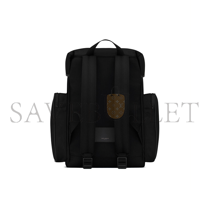 YSL CITY MULTI-POCKET BACKPACK IN ECONYL®, SMOOTH LEATHER AND NYLON 437110FAACZ1000 (42*34*22cm) YSL CITY MULTI-POCKET BACKPACK IN ECONYL®, SMOOTH LEATHER AND NYLON 437110FAACZ1000 (42*34*22cm)