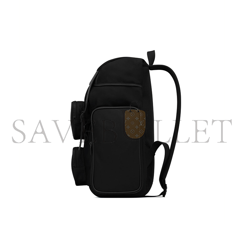YSL CITY MULTI-POCKET BACKPACK IN ECONYL®, SMOOTH LEATHER AND NYLON 437110FAACZ1000 (42*34*22cm) YSL CITY MULTI-POCKET BACKPACK IN ECONYL®, SMOOTH LEATHER AND NYLON 437110FAACZ1000 (42*34*22cm)
