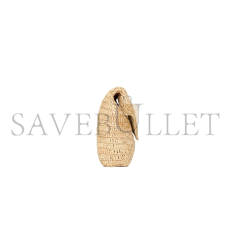 YSL CASSANDRE LARGE ENVELOPE POUCH IN RAFFIA 786074GAAEX2080 (29.5*18*4.5cm)