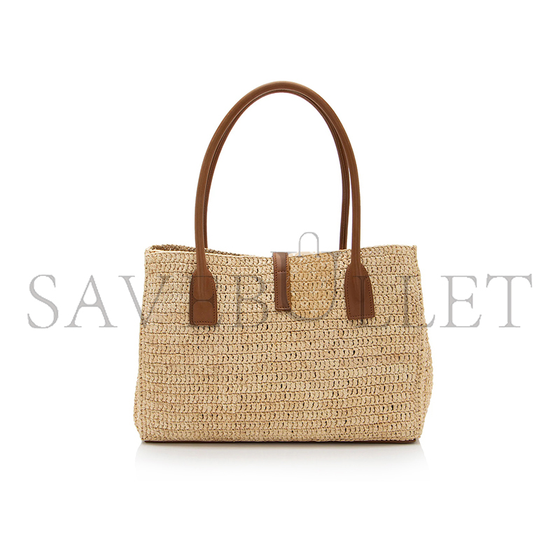 YSL RAFFIA PANIER RECTANGLE TOTE 92886994 (29*21*9cm)