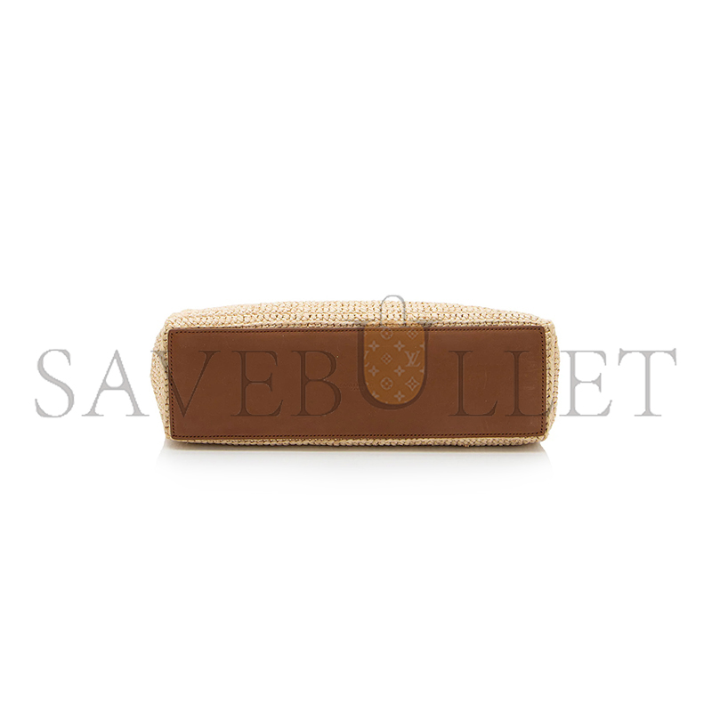 YSL RAFFIA PANIER RECTANGLE TOTE 92886994 (29*21*9cm)