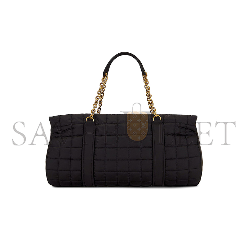 YSL GLORIA QUILTED TRAVEL BAG 757209FACGE1000 (42*18*18cm)