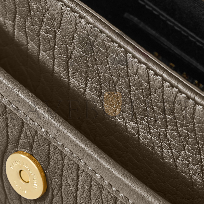 YSL NIKI CROSSBODY BAG IN LEATHER 218164781 (22*16.5*12cm)