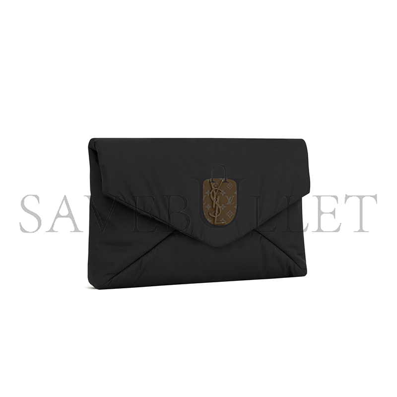 YSL CASSANDRE LARGE ENVELOPE POUCH IN NYLON 778185FACIW1000 (30*20*5cm) YSL CASSANDRE LARGE ENVELOPE POUCH IN NYLON 778185FACIW1000 (30*20*5cm)