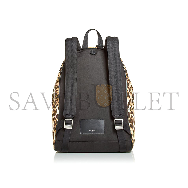 YSL CITY BAG LEOPARD PRINT BACKPACK 3859731 (30*38*17cm)