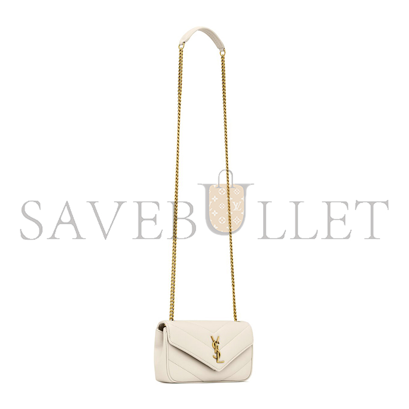 YSL LOULOU MINI IN LAMBSKIN 821749AAEAX9207 (20*12*5cm)