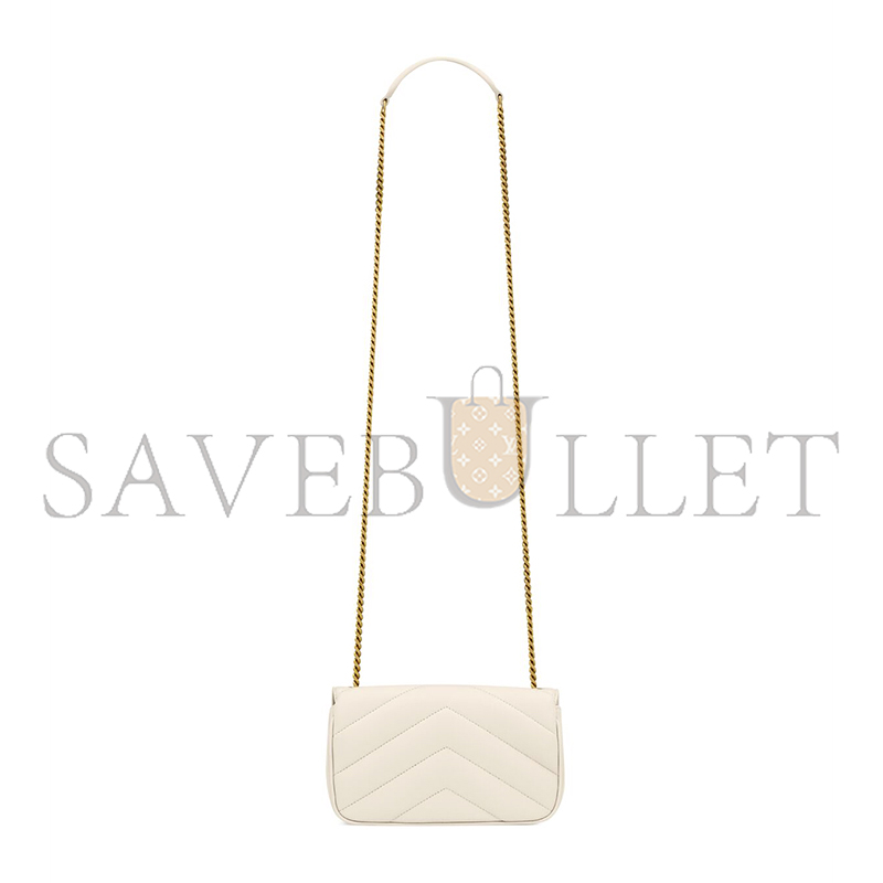 YSL LOULOU MINI IN LAMBSKIN 821749AAEAX9207 (20*12*5cm)