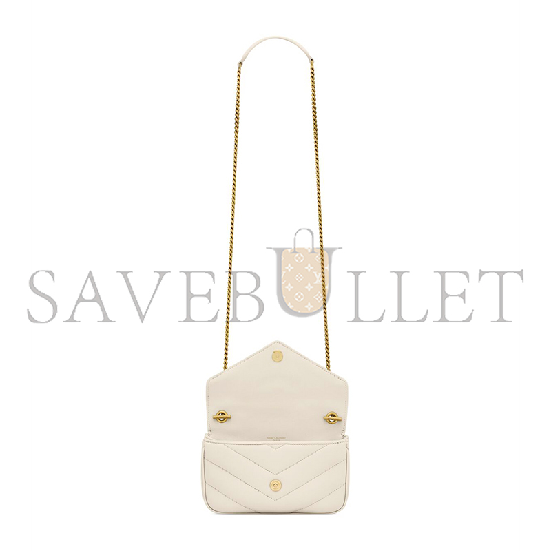YSL LOULOU MINI IN LAMBSKIN 821749AAEAX9207 (20*12*5cm)