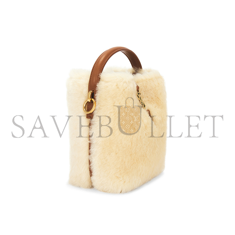 YSL LE 37 MINI BUCKET BAG 'CREAM BEIGEBRICK' 765870HAAH39648 (15*13*6cm)