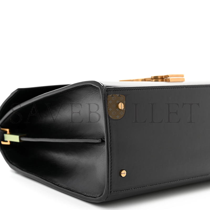 YSL CASSANDRA MEDIUM TOP HANDLE BAG IN SMOOTH LEATHER 5780001491021 (24.5*20*11.5cm)