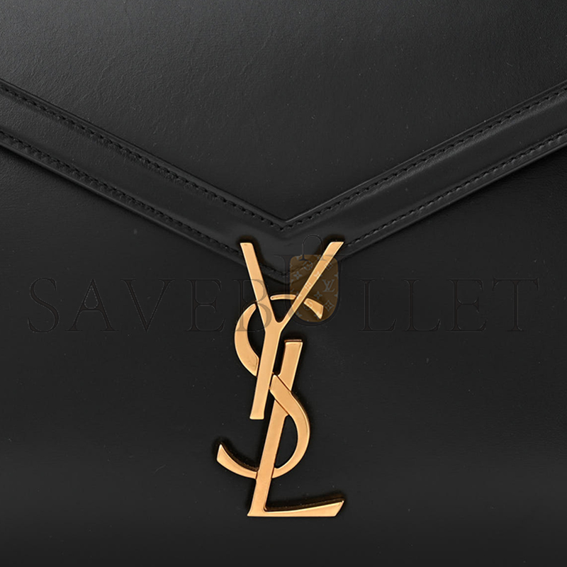 YSL CASSANDRA MEDIUM TOP HANDLE BAG IN SMOOTH LEATHER 5780001491021 (24.5*20*11.5cm)