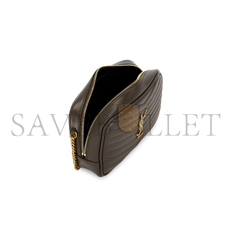 YSL MINI LOU BAG IN MATELASSÉ GRAIN DE POUDRE EMBOSSED LEATHER 6125791GF073317 (19*10.5*5cm)