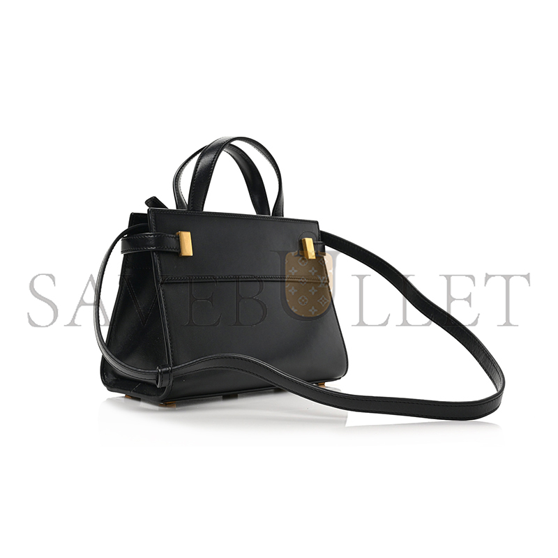 YSL MANHATTAN NANO TOTE BLACK IN SMOOTH LEATHER 5937411344052 (21*16*9cm)