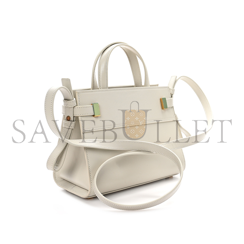 YSL MANHATTAN NANO TOTE BLACK IN SMOOTH LEATHER 5937411471590 (21*16*9cm)
