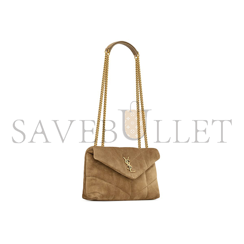 YSL TOY PUFFER IN SUEDE 7593371U8073194 (22.5*16*8cm) YSL TOY PUFFER IN SUEDE 7593371U8073194 (22.5*16*8cm)