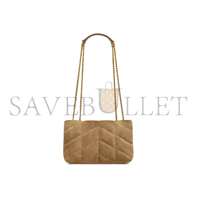 YSL TOY PUFFER IN SUEDE 7593371U8073194 (22.5*16*8cm) YSL TOY PUFFER IN SUEDE 7593371U8073194 (22.5*16*8cm)