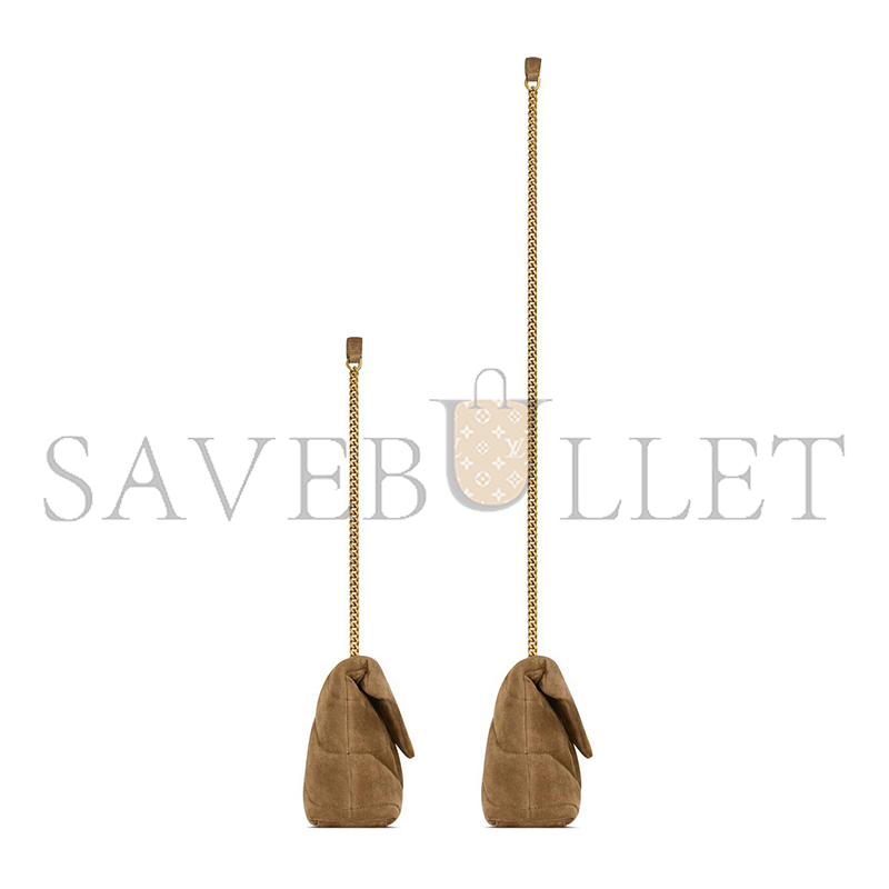 YSL TOY PUFFER IN SUEDE 7593371U8073194 (22.5*16*8cm) YSL TOY PUFFER IN SUEDE 7593371U8073194 (22.5*16*8cm)
