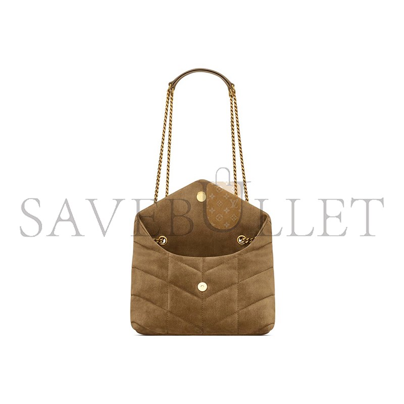YSL TOY PUFFER IN SUEDE 7593371U8073194 (22.5*16*8cm) YSL TOY PUFFER IN SUEDE 7593371U8073194 (22.5*16*8cm)