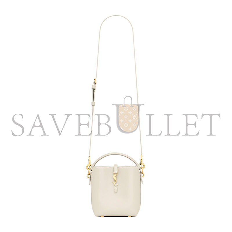 YSL LE 37 MINI IN SHINY LEATHER 7658702R20W9207 (15*13*6cm)