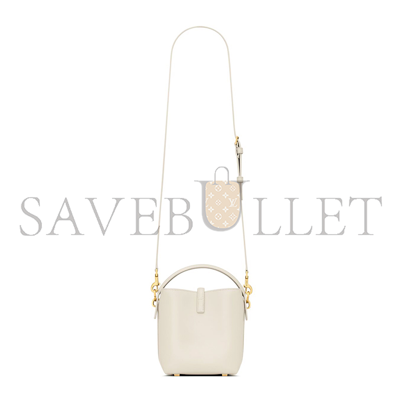 YSL LE 37 MINI IN SHINY LEATHER 7658702R20W9207 (15*13*6cm)
