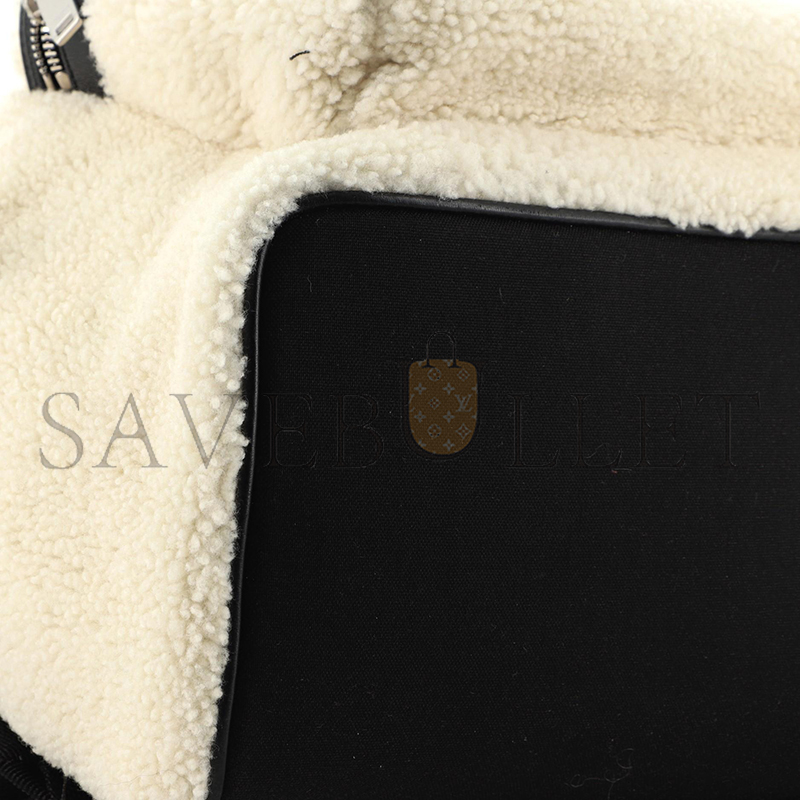 YSL CITY MEDIUM BACKPACK SHEARLING LU84215440492 (30*38*17cm)