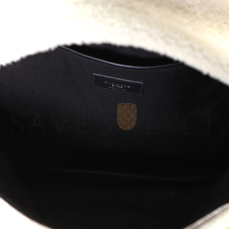YSL CITY MEDIUM BACKPACK SHEARLING LU84215440492 (30*38*17cm)