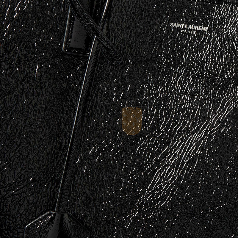 YSL SHOPPING SAINT LAURENT NS IN CRINKLED GLOSSED-LEATHER 1647597332145128 (32.5*35*10.5cm)