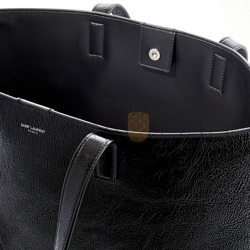 YSL SHOPPING SAINT LAURENT NS IN CRINKLED GLOSSED-LEATHER 1647597332145128 (32.5*35*10.5cm)