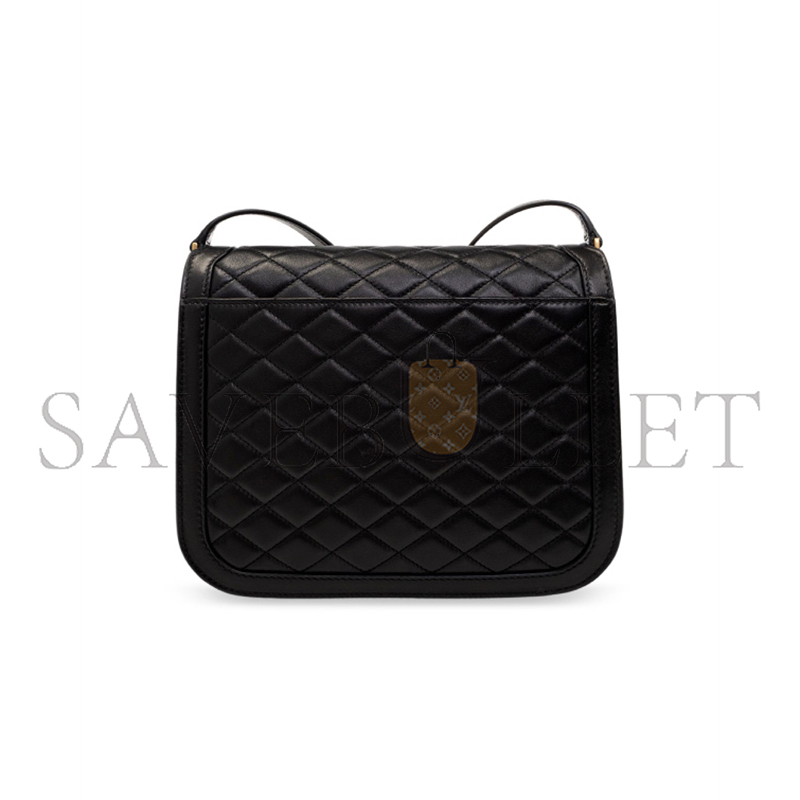 YSL SOLFERINO MEDIUM SATCHEL IN LEATHER 733704AABRT1000 (22*18*5cm)