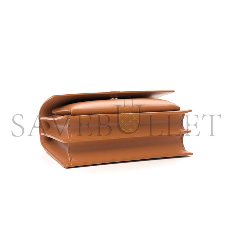 YSL SUNSET MEDIUM CHAIN BAG IN SMOOTH LEATHER 422906858665 (22*16*6.5cm)