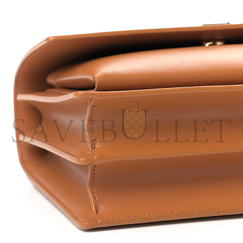 YSL SUNSET MEDIUM CHAIN BAG IN SMOOTH LEATHER 422906858665 (22*16*6.5cm)