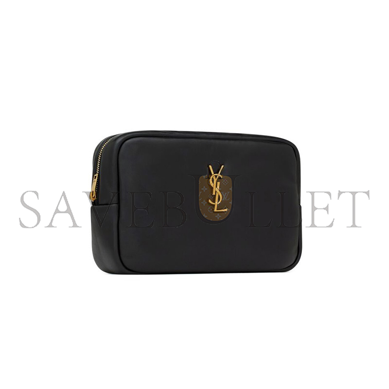 YSL CALYPSO COSMETIC POUCH IN LAMBSKIN 767101AACX71000 (21*14*6.5cm) YSL CALYPSO COSMETIC POUCH IN LAMBSKIN 767101AACX71000 (21*14*6.5cm)