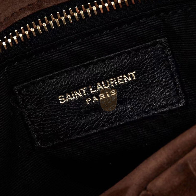 YSL PUFFER MEDIUM IN SUEDE 577475154360 (35*23*13.5cm)